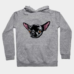 Chihuahua Portrait Drawing Hoodie